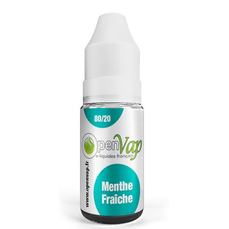 E-liquide Openvap saveur de Menthe fraîche 10 ml