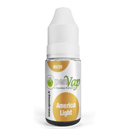 E-liquide Openvap Classic América light 10 ml